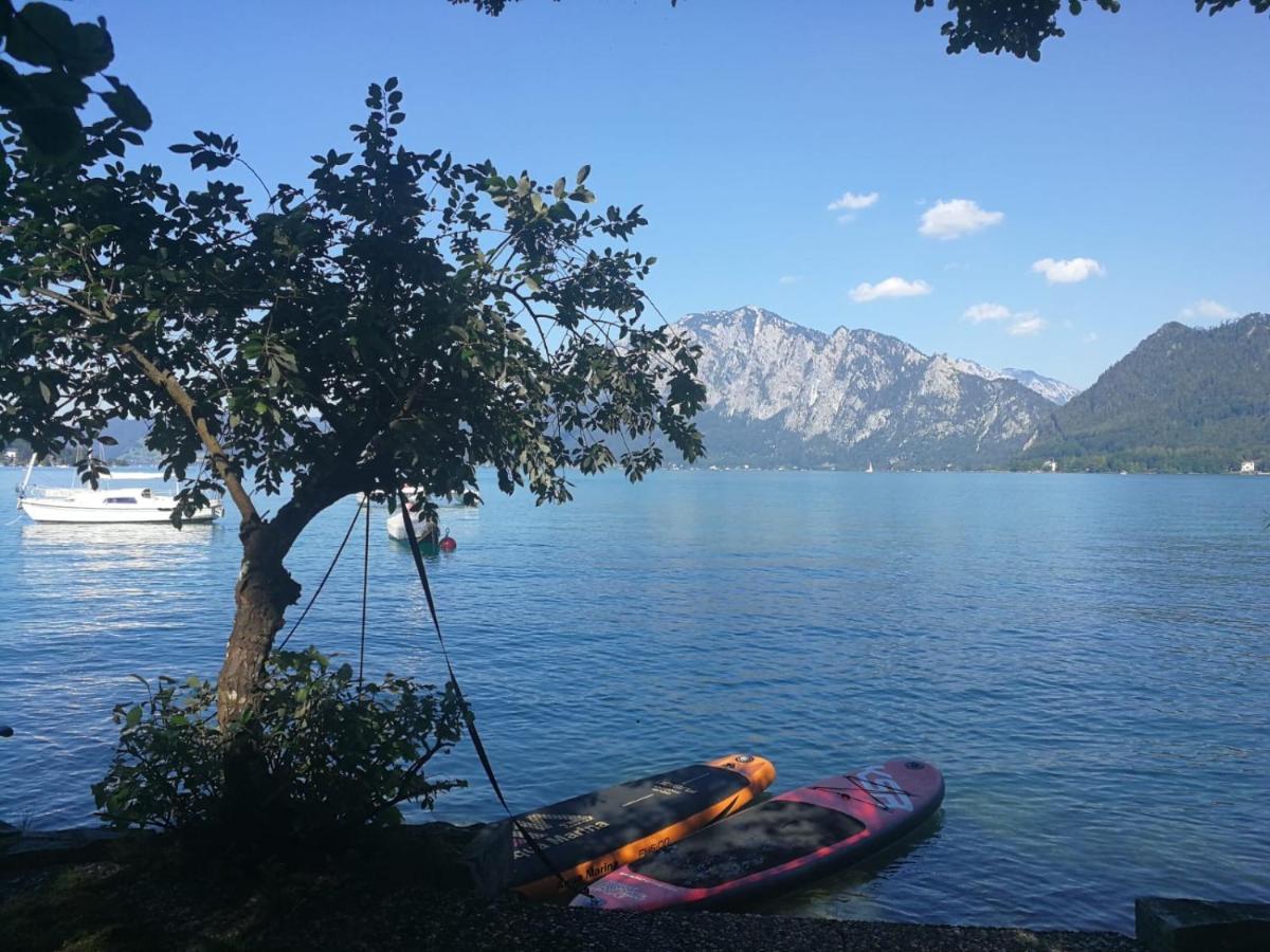 Ferienwohnung Mit Seeblick, Unterach Am Attersse Unterach am Attersee Εξωτερικό φωτογραφία